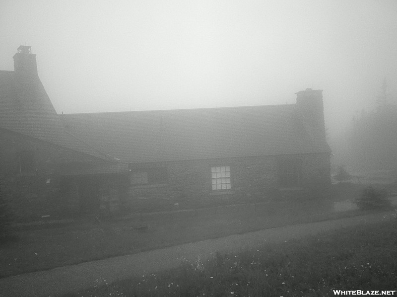 Bascom Lodge in the Fog, Mt. Greylock, July 3, 2011