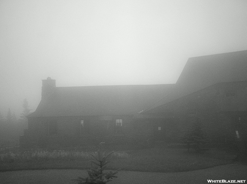 Bascom Lodge in the Fog, Mt. Greylock, July 3, 2011