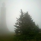 Massachusetts War Memorial, in the Fog, Mt. Greylock Summit, July 3, 2011 by Driver8 in Views in Massachusetts