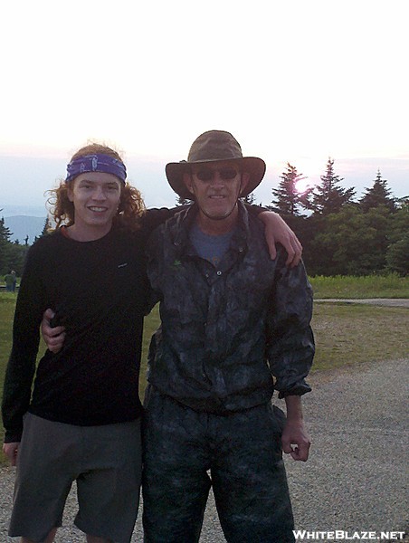 Tennesseered and Father at the Summit, Mt. Greylock, July 3, 2011