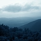 Mt. Prospect & Taconics from Notch Road Overlook (Blue Tint), Mt. Greylock State Res., 7/3/2011