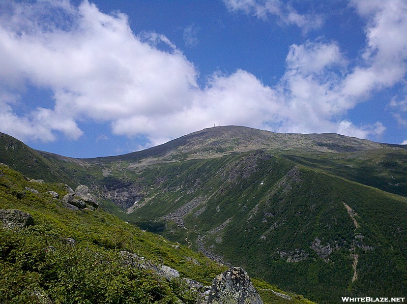 Mt. Washington from Boott Spur Trail Just Above Tree-line