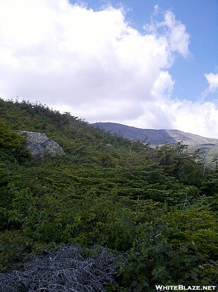 Mt. Washington Summit from Boott Spur Trail Near Split Rock