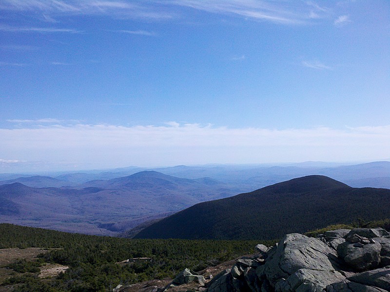 South from Moosilauke Summit, May 5, 2012