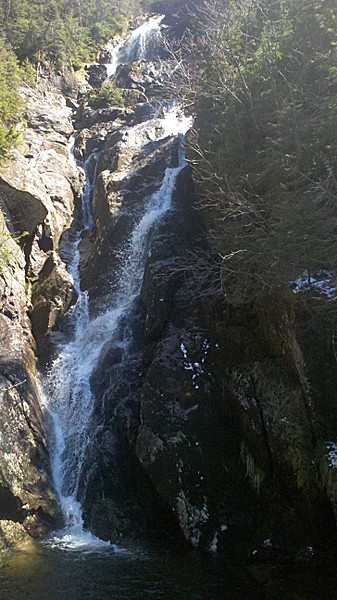 Main Gorge Falls on Gorge Spur to Ammo Ravine Trail (Color)