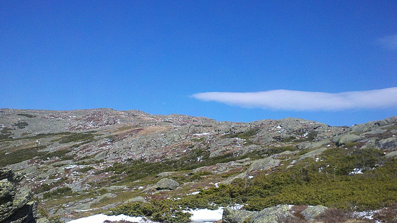 Ridgeline on SW Shoulder of Mt. Washington from Promontory High on Ammo Trail