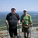 Driver 8 and Coach Lou  at North End of Mt. Race Cliffs, July 14, 2012