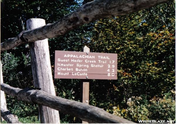 Sign at Newfound Gap