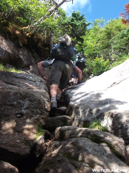 Rock Scramble Up North Carter