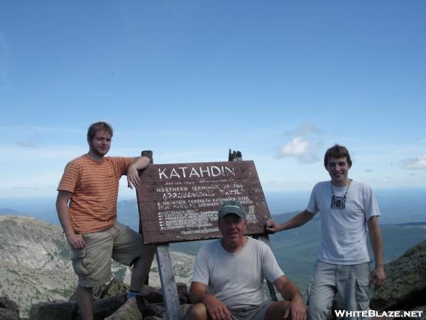 Getting up Katahdin