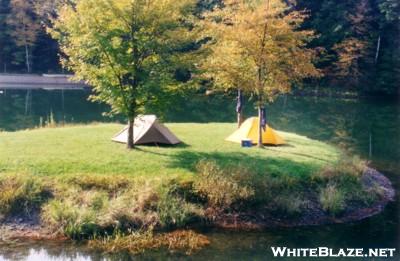 Tents at Storrs Pond