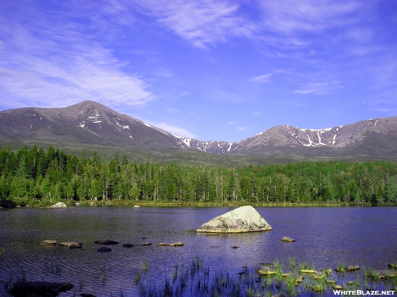 Katahdin From Sandy Stream Pond In June 2008