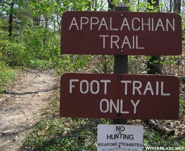 Foot Trail Only!