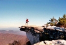 Kerosene atop McAfee Knob by Kerosene in Section Hikers