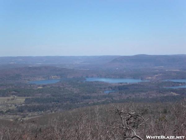 View East from the summit of Bear Mtn, CT