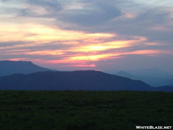 Sunset on Max Patch