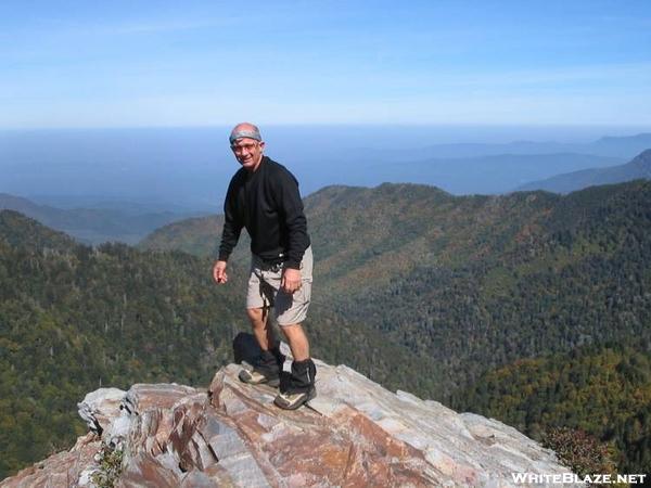 Reef standing on Charlies Bunion