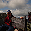 top of katahdin with my son