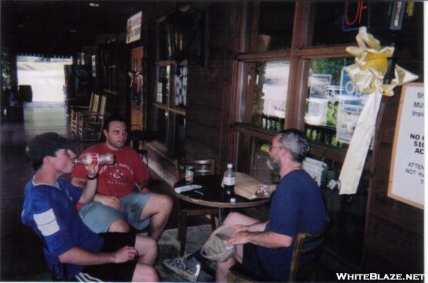 Snacking at the Fontana General Store