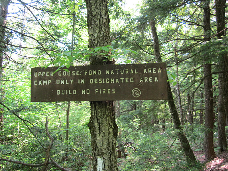 Goose Pond Area Sign