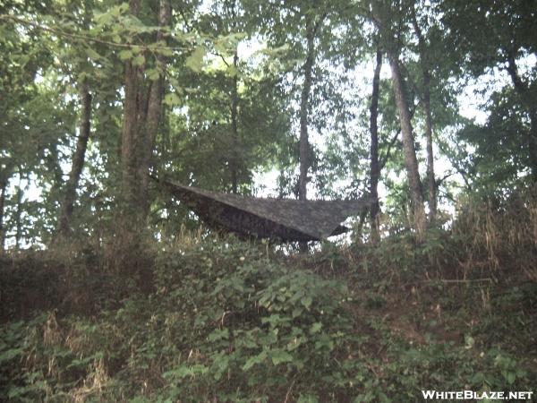 stealth hammock camping