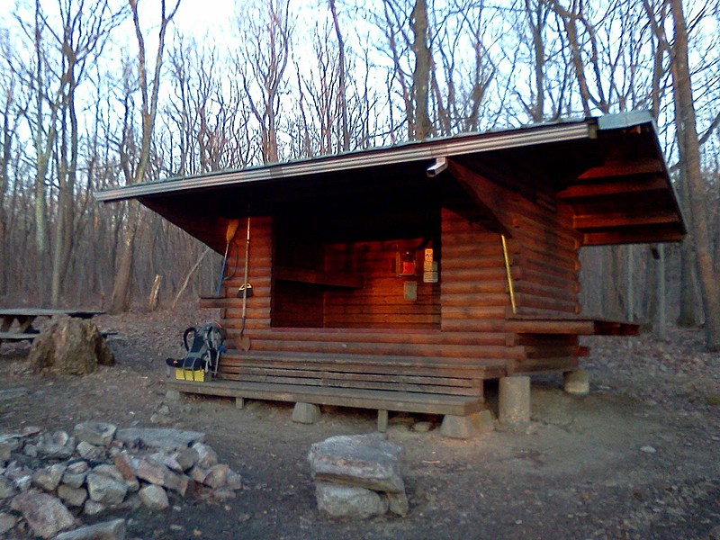 Allentown Hiking Club Shelter March 2012