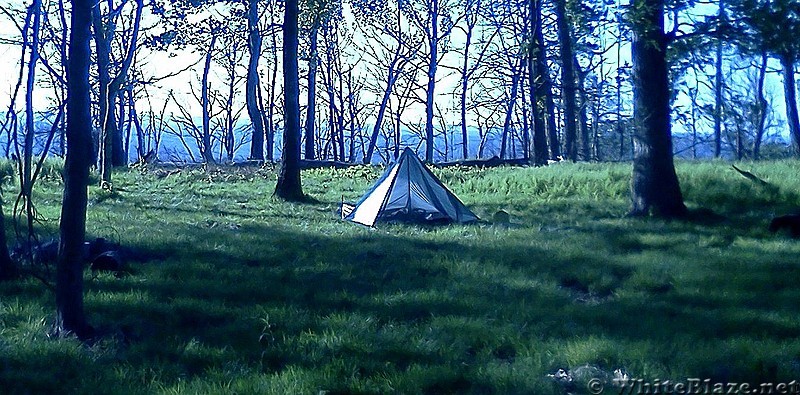 Mostly Backpackers campsite May 2013