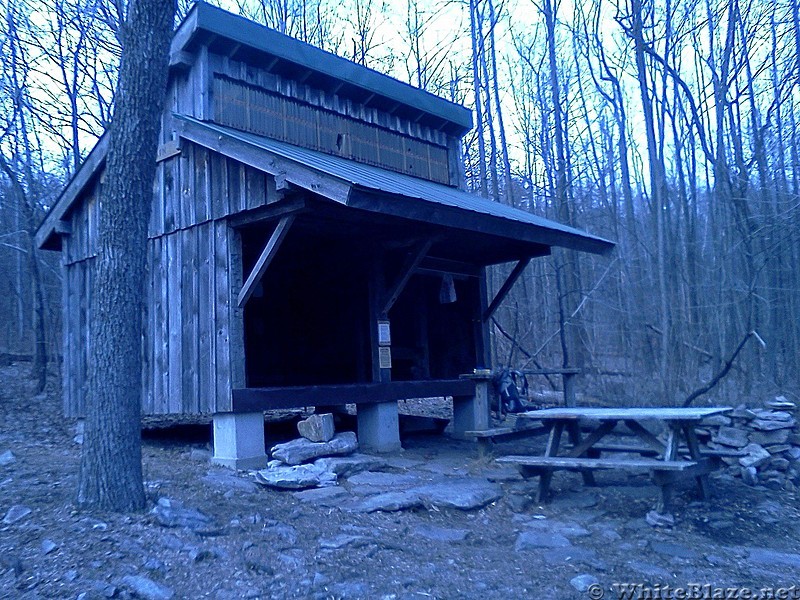 Cove Mountain Shelter.