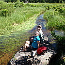 Late lunch at Cooper Brook by coach lou in Day Hikers