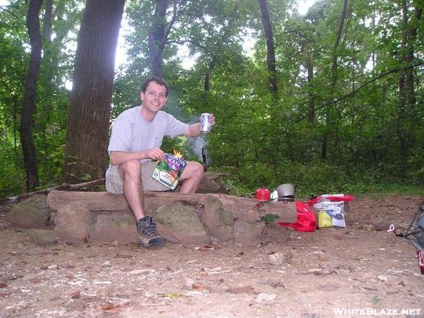 Dinner at Mosby Camp Virginia