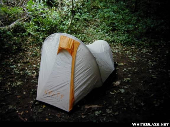 Tenting at Shaker Campsite, MA