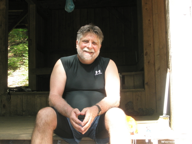 2008 Section Hike - Fat Man Walking At Bryant Ridge Shelter