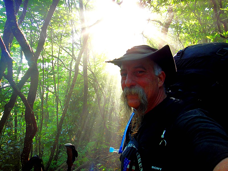 When Hiking The Appalachian Trail, Your Often Deep Under The Mountains Forest Canopy.Add Rain Thu