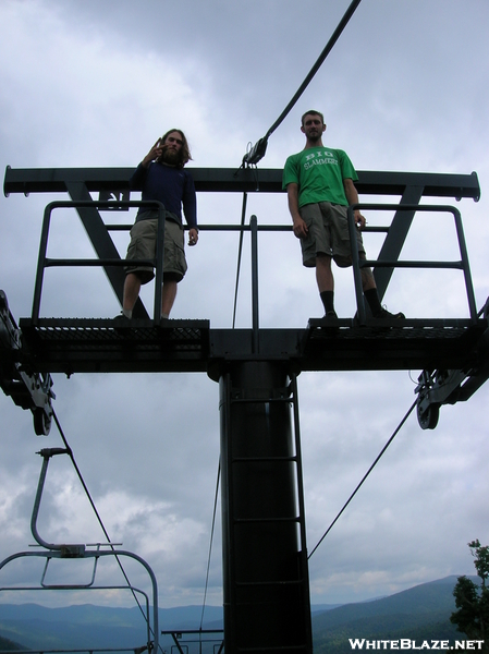 On A Ski Lift In Vt