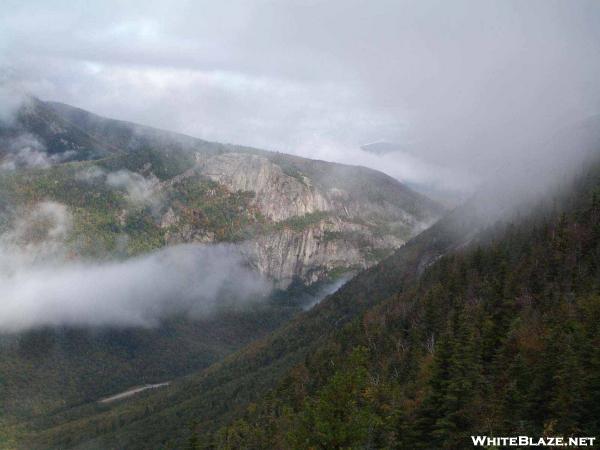 Crawford Notch through the Fog