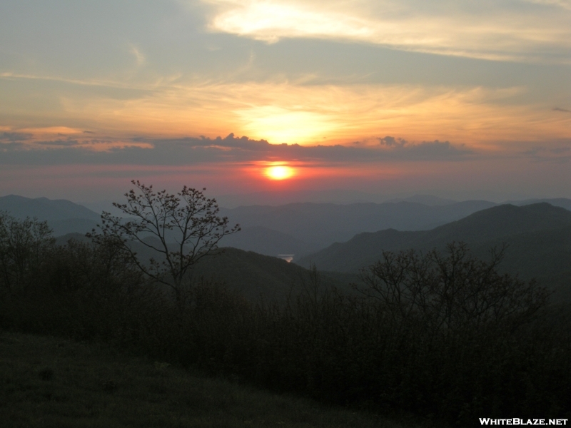 Sunset From Siler's Bald (mid-sunset)