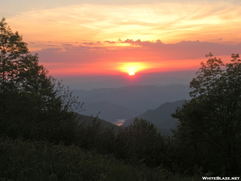 Sunset From Siler's Bald (late-sunset)