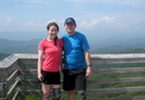 Daughter And Father Atop Wesser Bald.