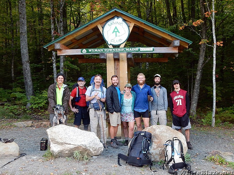 Hikers at Stratton Trailhead