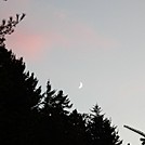 Crescent Moon at East Branch Lean-to by Kerosene in Views in Maine