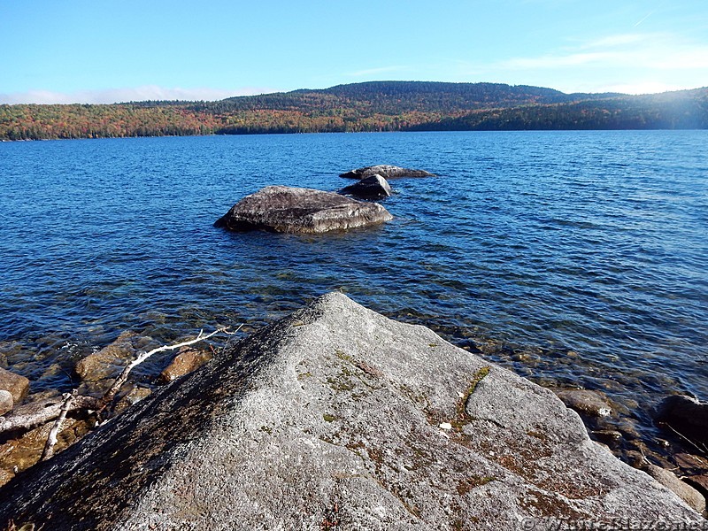 Rocks in Rainbow Lake