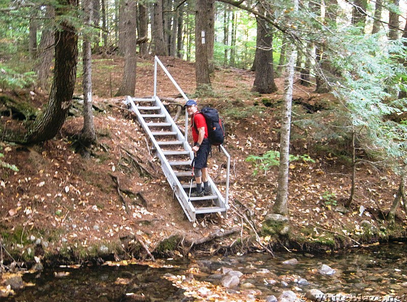An Aluminum Staircase in the 100 Mile Wilderness??