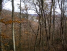 Glimpse Of White Rock Cliffs