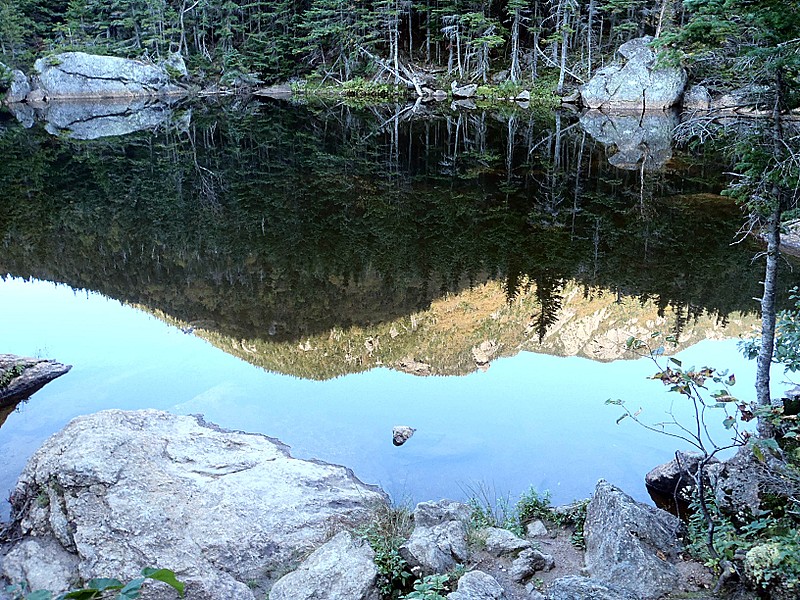 Carter Pond Alpenglow Reflection