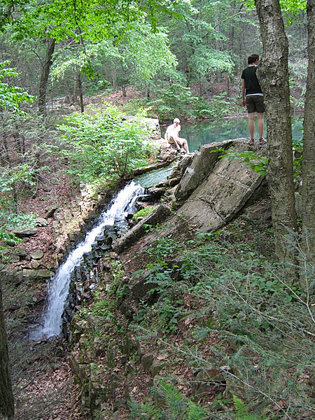 Hertlein Campsite waterfall