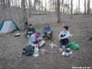 Camping at Low Gap Shelter