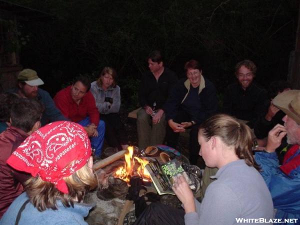 Campfire at Standing Bear Farm