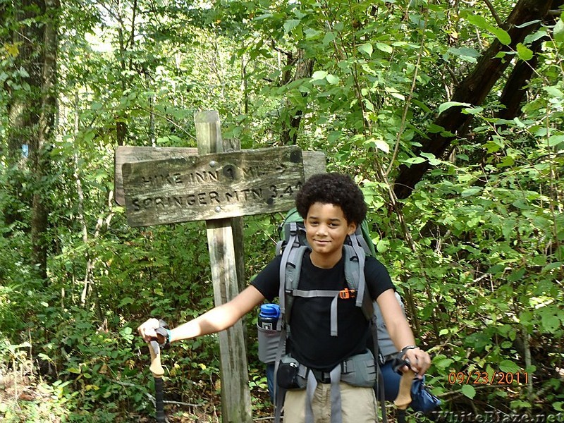 Hiking the Georgia section of the AT with my son over the years.