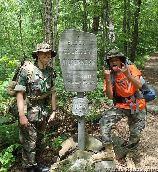 Hiking the Georgia section of the AT with my son over the years.