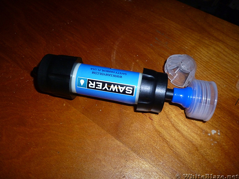 Smartwater cap on Sawyer mini filter